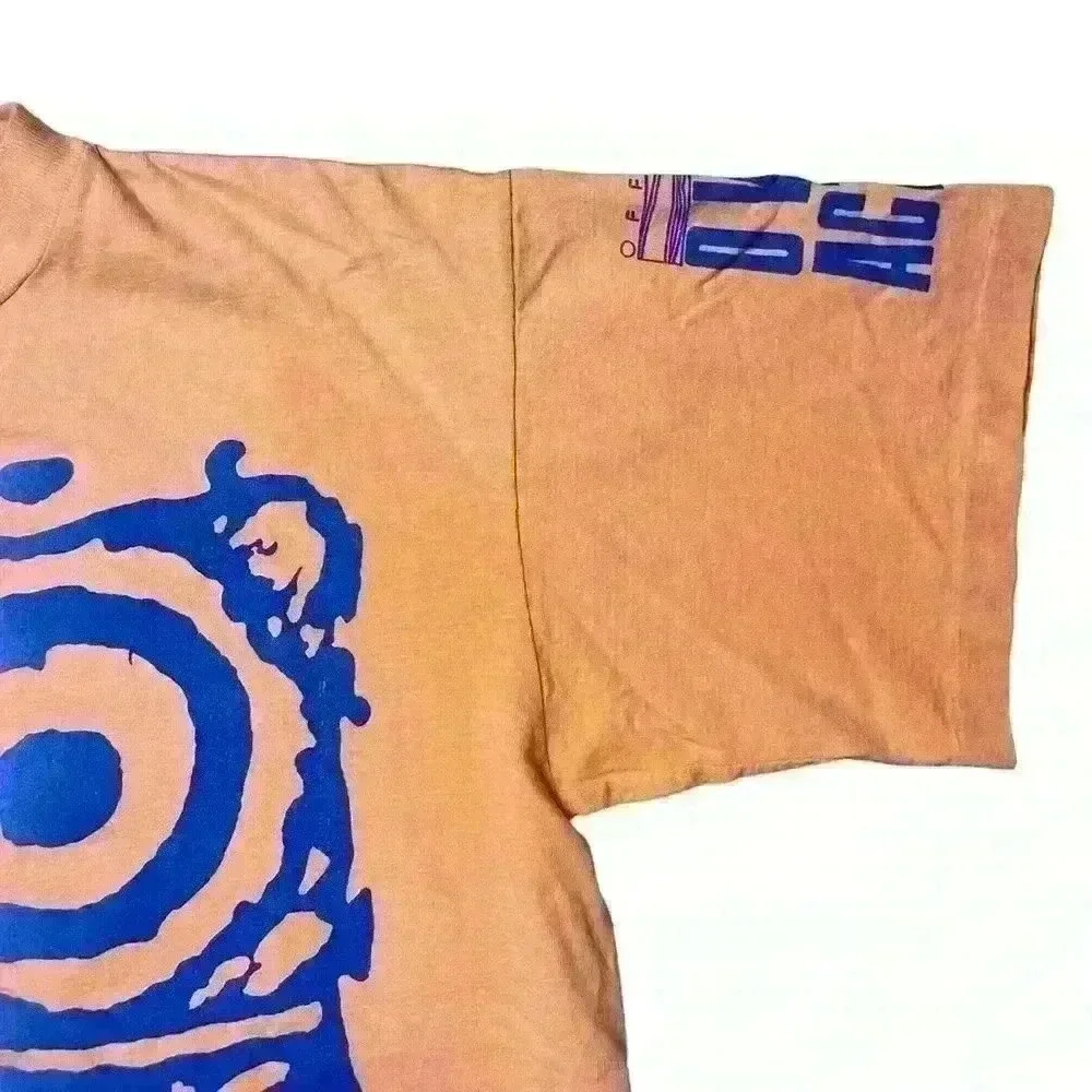 Vintage off shore double sided graphic tshirt coral & blue size XL single stitch - Picture 4 of 5